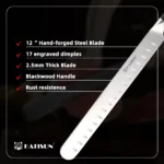 10-inch Carbon Steel Chef Knife for Beef