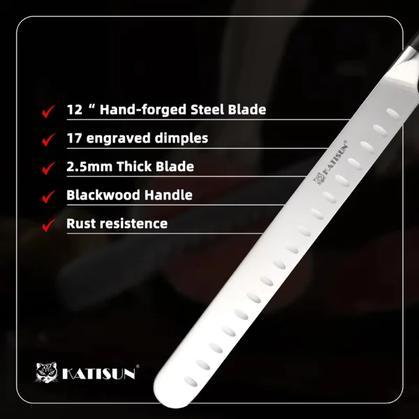 10-inch Carbon Steel Chef Knife for Beef