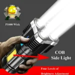 POWERFUL Tactical Quad-Core Super Bright Torch LED Flashligh