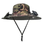 Double Fan Solar Rechargeable Sun Hat