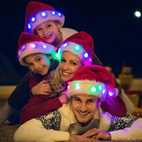 Diy Led Santa Hat Design That