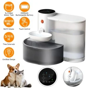 Smart Pet Water Fountain Automatic Cat Water Dispenser 3L Co
