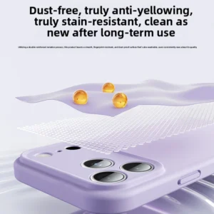 Liquid Silicone Case Suitable for Apple 16/17 Pro Max Phone Case iPhone 15 New Model 13 Protective Case 12 Couple Case 14 Plus Female Anti-Drop Niche Male High-End Feel 11 Full Lens Coverage Air