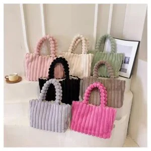 Plush Commuter Handbag