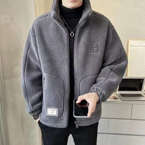 Lamb fur cotton jacket outerwear