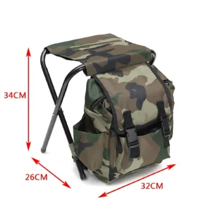 Outdoor leisure vacation camping fishing backpack stool
