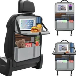 Car Seat Back Storage Organizer with Cup Holder