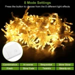 3M LEDs String Curtain Light String Fairy Lights Party Xmas