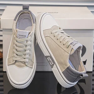 Men’s Breathable Canvas Skate Shoes