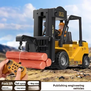 Forklift, crane, children’s toys