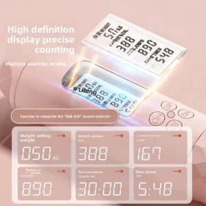 Intelligent electronic counting cordless skipping rope sports equipment