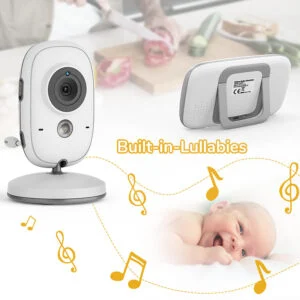 Wireless Baby Monitor with Night Vision and Two-Way Audio