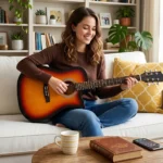 Sunset Dreadnought Acoustic Guitar