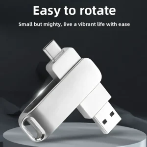 Dual-Interface USB-C and USB 3.0 Flash Drive
