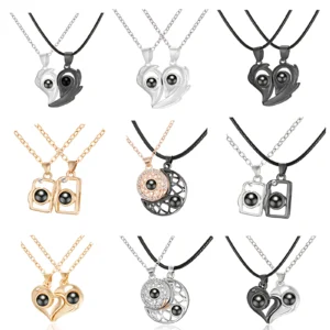 Magnetic Attraction Couple Necklace