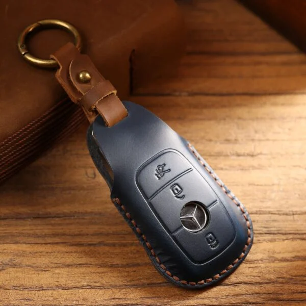 Key Cover High-End Men’s Genuine Leather Car Accessories Key Bag