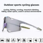 Interchangeable Lens Sports Sunglasses for Cycling and Outdo