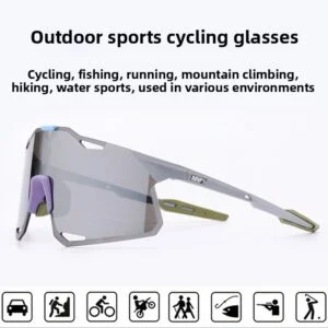 Interchangeable Lens Sports Sunglasses for Cycling and Outdo