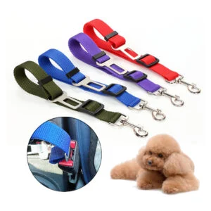Durable Pet Cat Dog Vehicle Leash Nylon Adjustable Car Seat