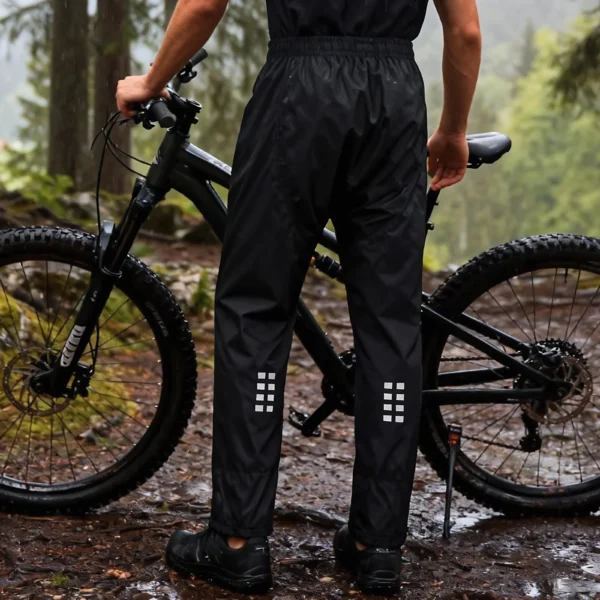 Waterproof Cycling Rain Pants with Shoe Cover