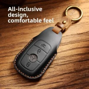 Key Cover High-End Men’s Genuine Leather Car Accessories Key Bag