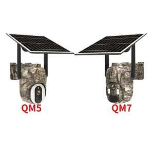 Solar Powered Outdoor Security Camera with Night Vision