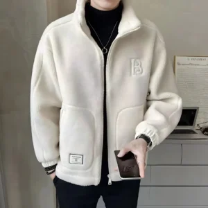 Lamb fur cotton jacket outerwear