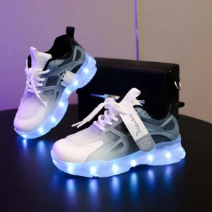 Rechargeable LED Light-Up Shoes for Kids