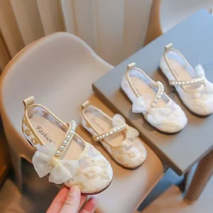 Girls Pearl Sandals Dance Shoes