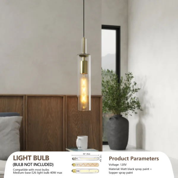Gold Pendant Light Fixtures