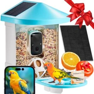 Smart Bird Feeder with Camera AI Identify 10000+ Bird Specie