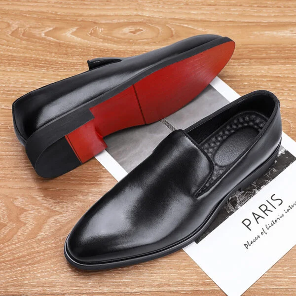 Men’s British-style business casual leather shoes