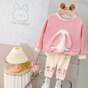 Toddler Cartoon Sweater and Pants Set