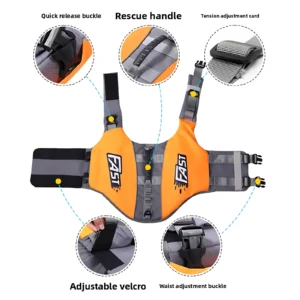 Lightweight Dog Swimming Vest with Velcro