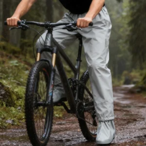 Waterproof Cycling Rain Pants with Shoe Cover
