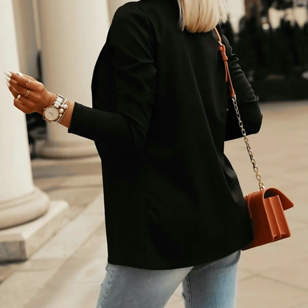 Casual solid-color suit jackets