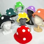 Handmade Mushroom Crochet Bucket Hat