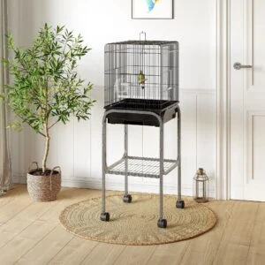 45-inch Metal Indoor Bird Cage Stand