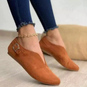 Women's Casual Suede Slip-On Flats