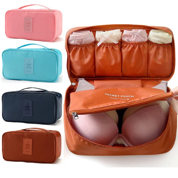Luggage Case Clothes Storage Bag Duffel Bag Storage Bag Travel Underwear Storage Bag Portable Bra Underwear Travel Bag