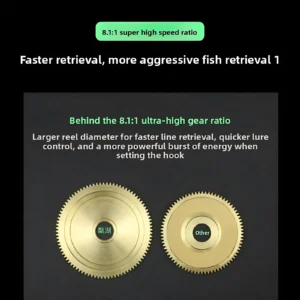 Baitcasting Fishing Reel Anti-Tangle Mechanism