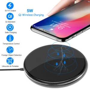 5W Qi-Certified Ultra-Slim Wireless Charging Pad