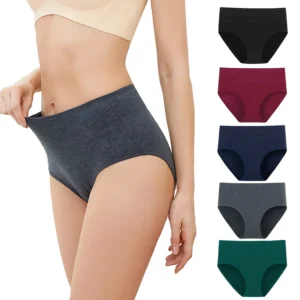 Women's High Waist Cotton Seamless Underwear