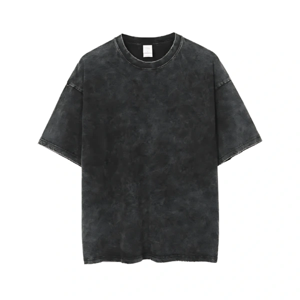 Pure Cotton Washed Batik Retro T-Shirt