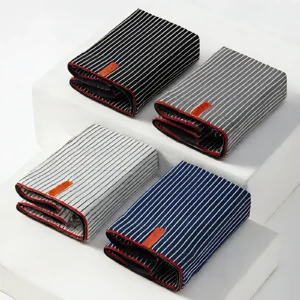 Energetic striped men’s underwear made of Xinjiang cotton