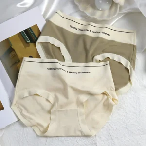 Womens Cotton Letter Underwear
