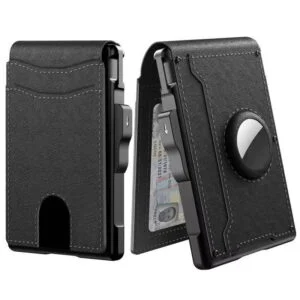 Men's Anti-Magnetic Metal Pop-Up Card Holder Wallet