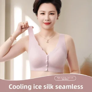Women's Ice Silk Traceless Vest Bra