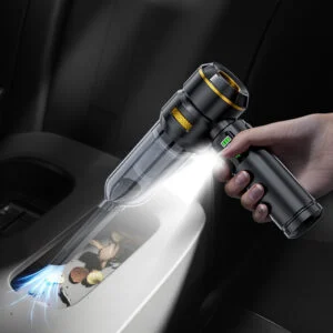 Portable Car Vacuum Cleaner with Wireless Power Display