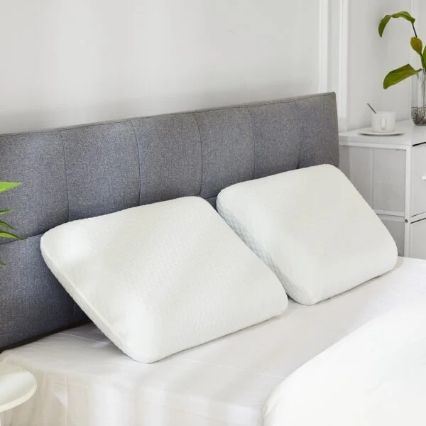 Memory Foam Pillow, Detachable Washable Pillowcase, Odorless, Ergonomic Pillow, Full Sleeping Position, Cervical Support